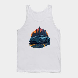 bugatti Veyron Vintage Car Tank Top